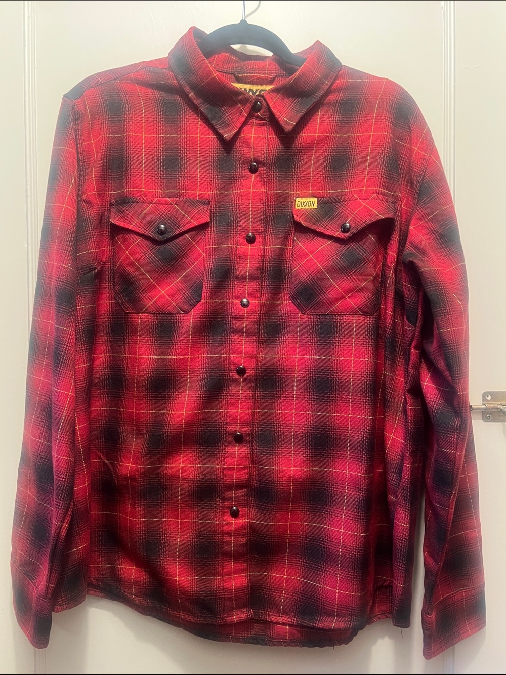 Dixxon J&P Cycled Red Plaid Classic Flannel 2X/XXL EUC